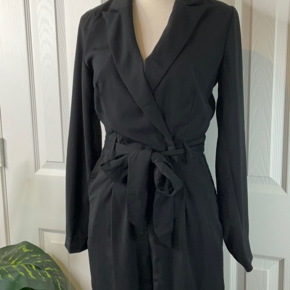 A New Day - Women's Long Sleeve Wrap Front Jumpsuit Size XS - Picture 6 of 16